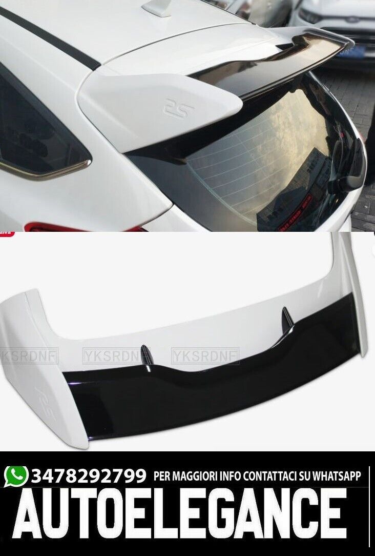 Aileron Ford Focus III MK3 5 Portes 2011-2018 Spoiler Arri&egrave;re Toit Rs ABS