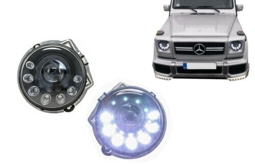 Phares LED pour Mercedes Classe G W463 89-12 Bi-Xenon Design Nero-Mostra Titre O