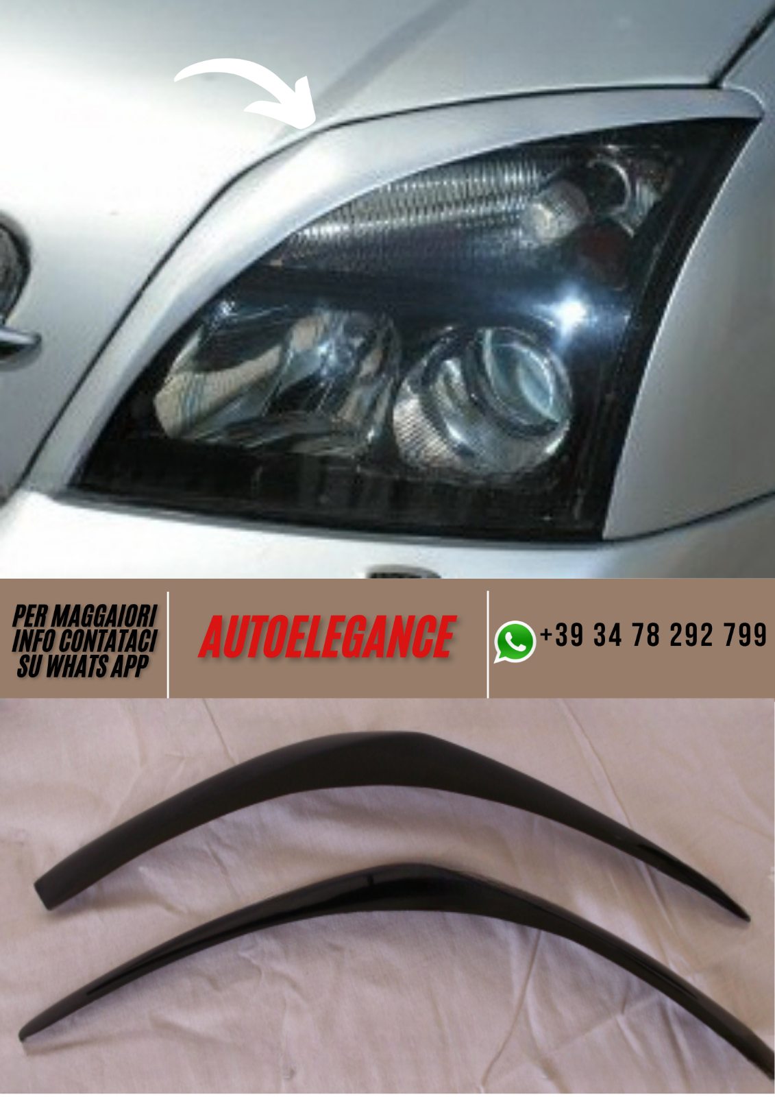 ??Palpebre  per fari OPEL Signum 2002-2005 ver 2 ??