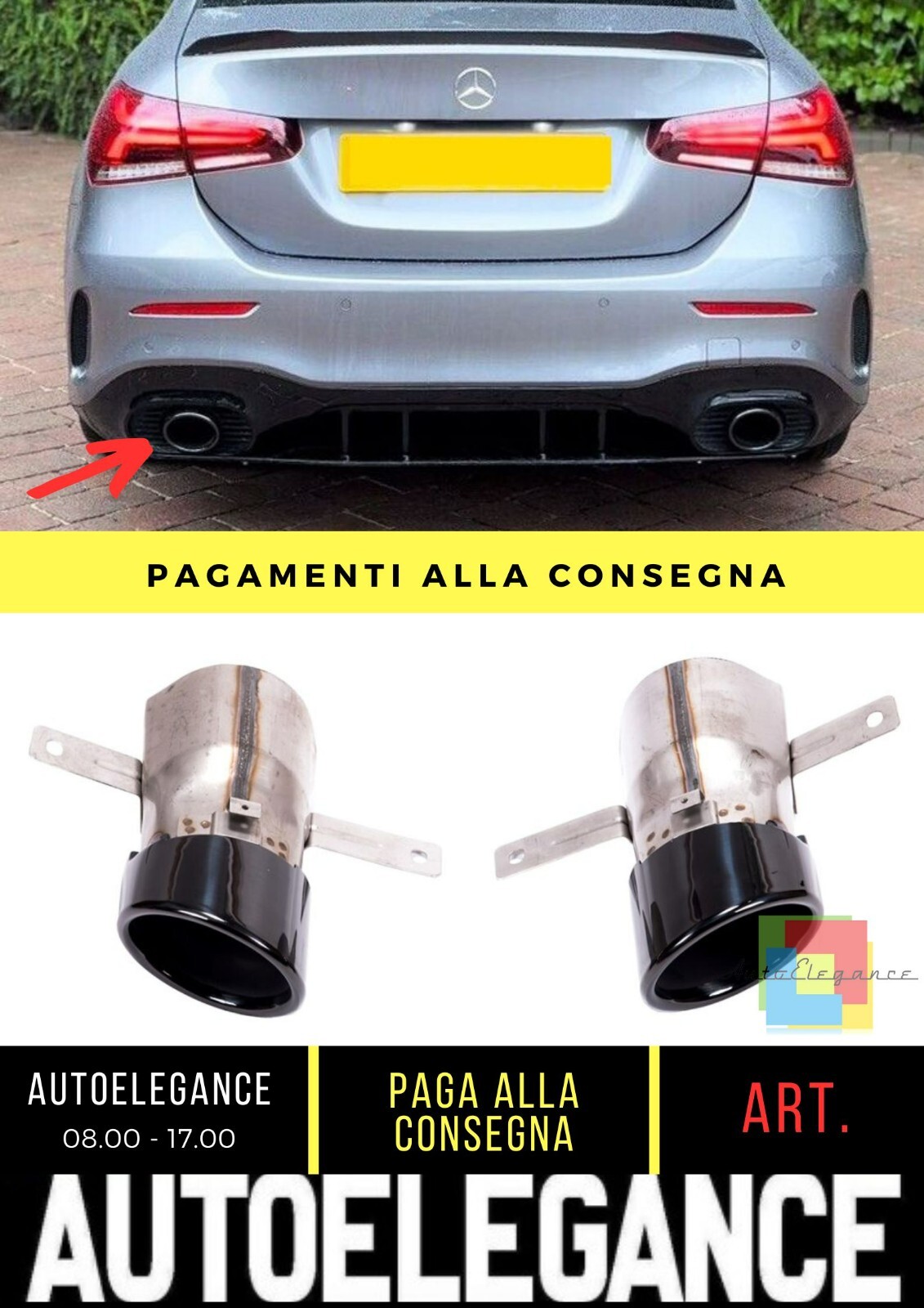 Terminaux D&eacute;charge Adapt&eacute; pour Mercedes A-Classe (W177) Cla (C118) Gla (H247)