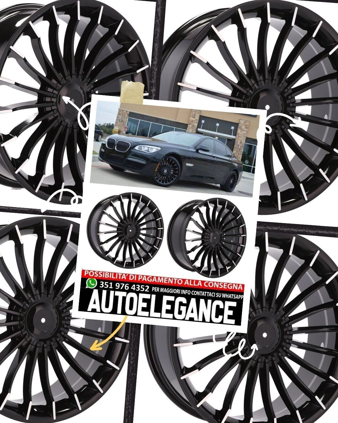 CERCHI CERCHIO IN LEGA 18" Adatto per VW CADILLAC CHEVROLET HONDA LAND ROVER