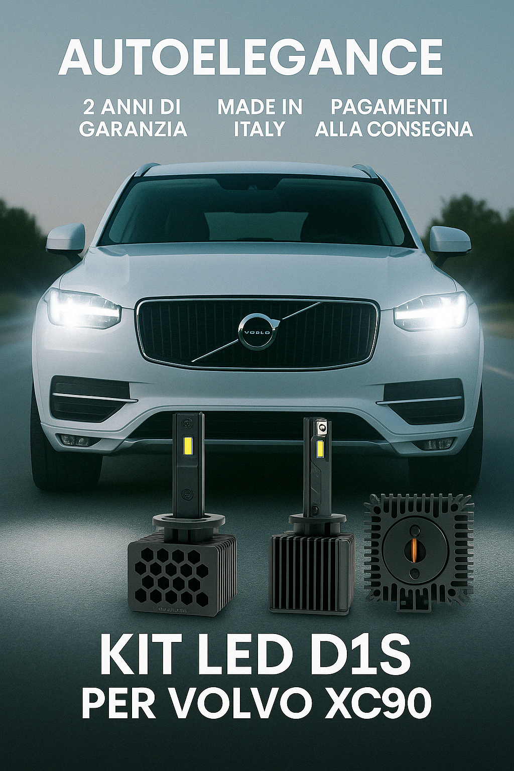 ⭐KIT XENON D1S 6000K ANABBAGLIANTI PER VOLVO XC90 &ndash; LUCE BIANCA POTENTE⭐