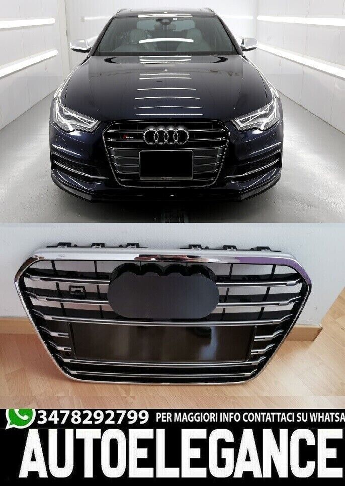 FRONTGRILL AUDI A6 4G C7 2011-2014 FRONTGRILL SEDAN S6 CHROM