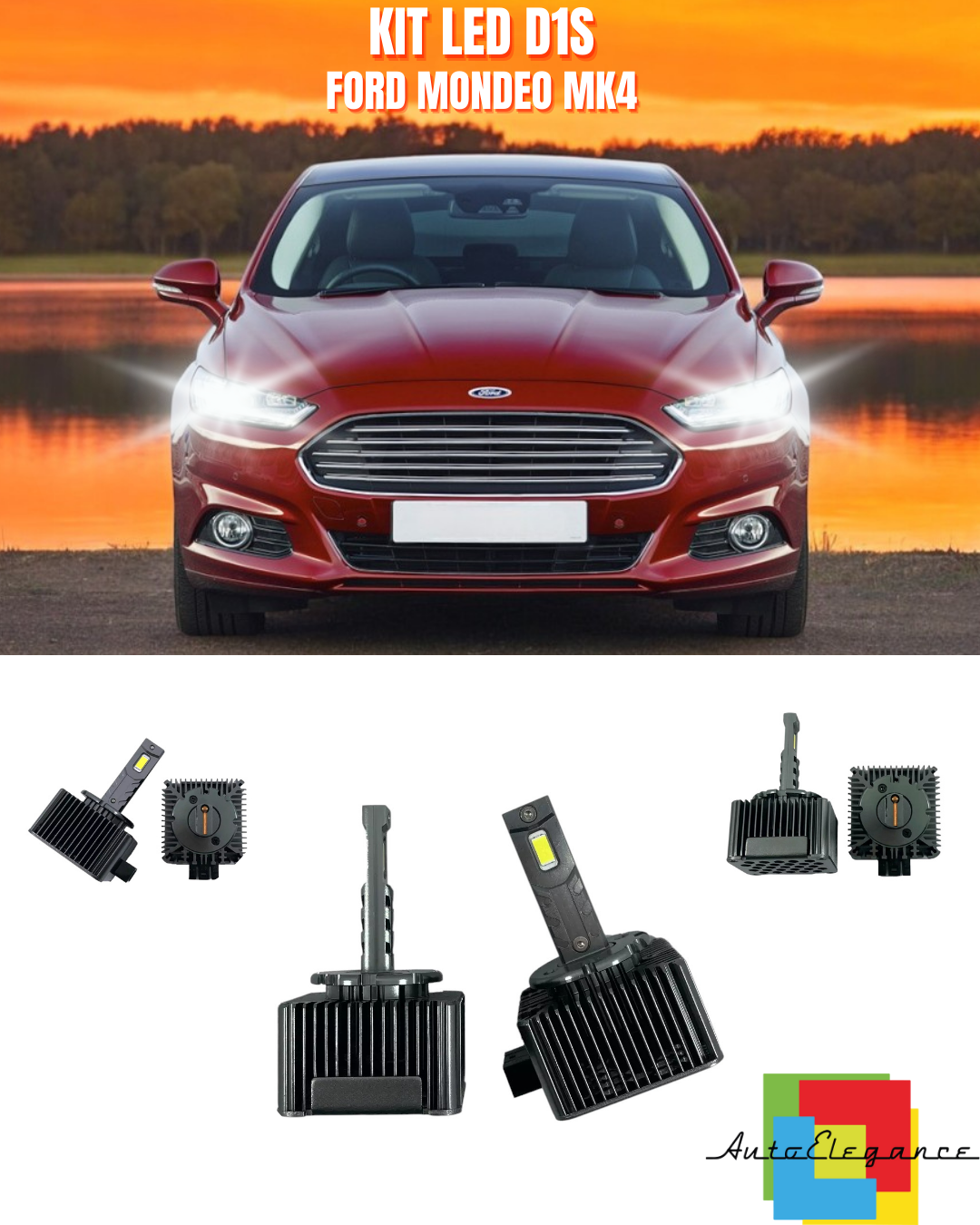 ?FARO ANTINIEBLA D1S LED 6000K ADECUADO PARA FORD MONDEO MK4?
