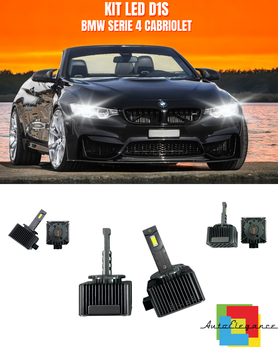 ?FARO ANTI-NIEBLA D1S LED 6000K ADECUADO PARA BMW SERIE 4 CABRIOLET?