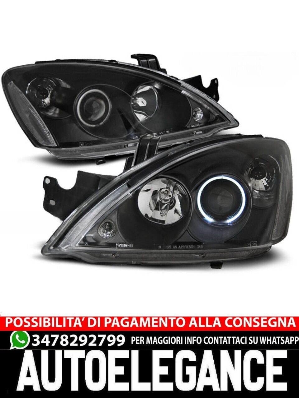 Mitsubishi Lancer 7 04-07 Angel Eyes Chrom&eacute;