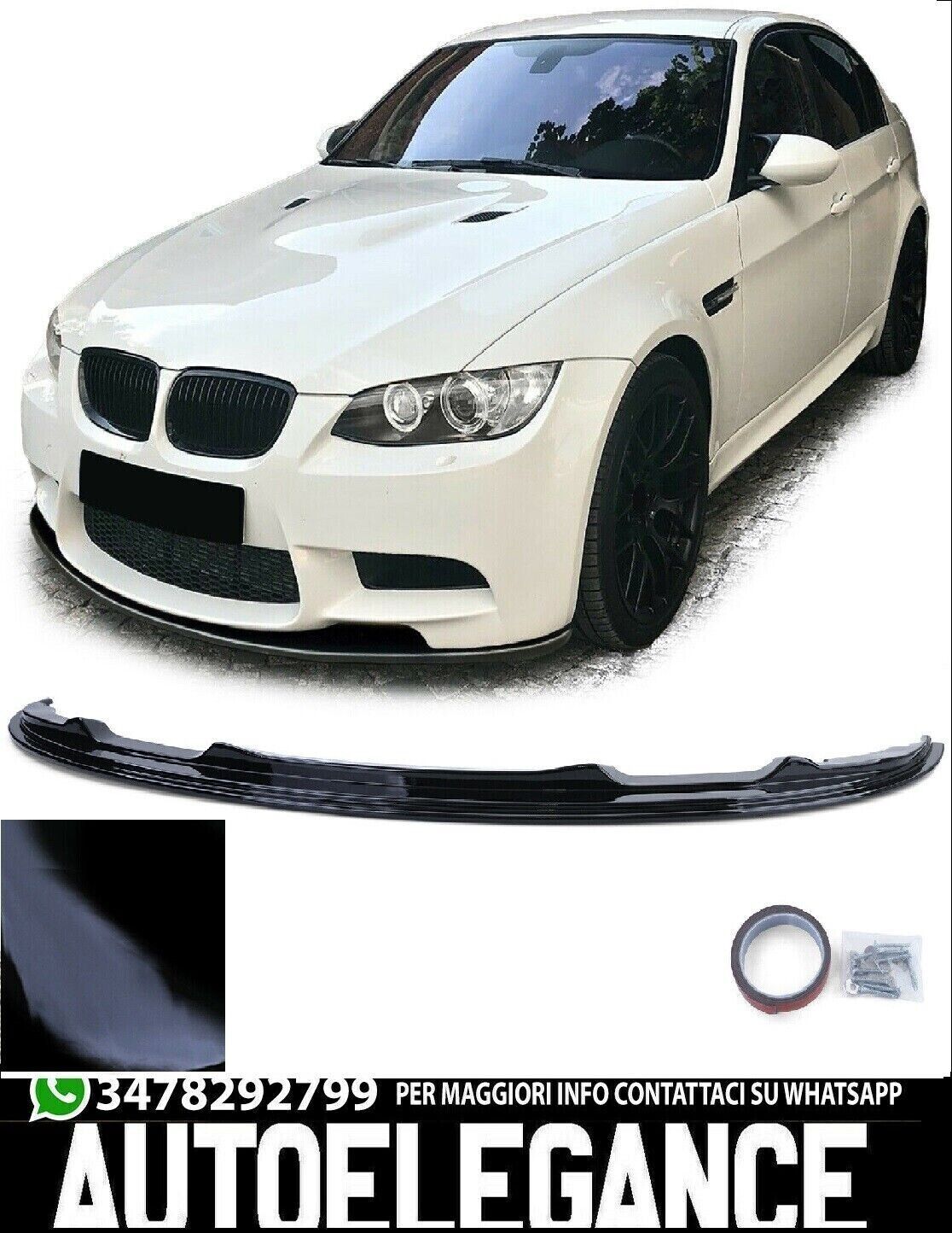Splitter delantero negro brillante Performance para BMW Serie 3 E90 E91