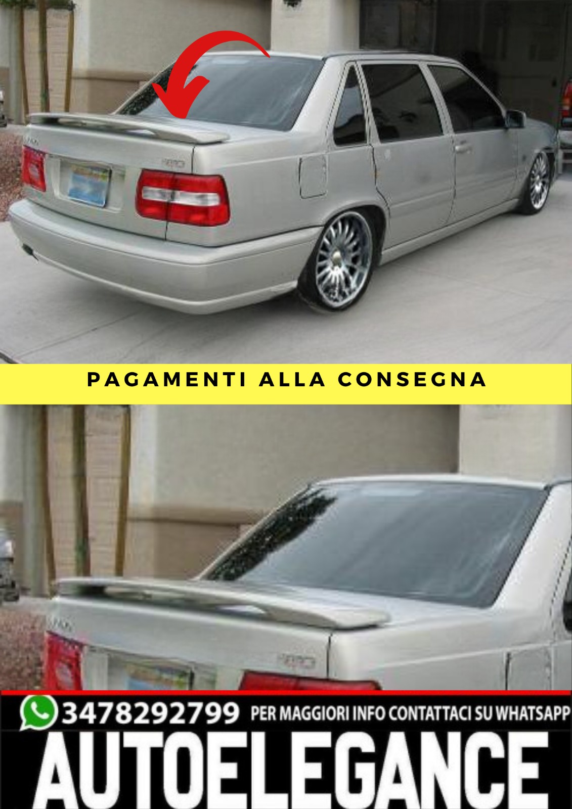 ??Spoiler Adapt&eacute; Pour VOLVO S70??