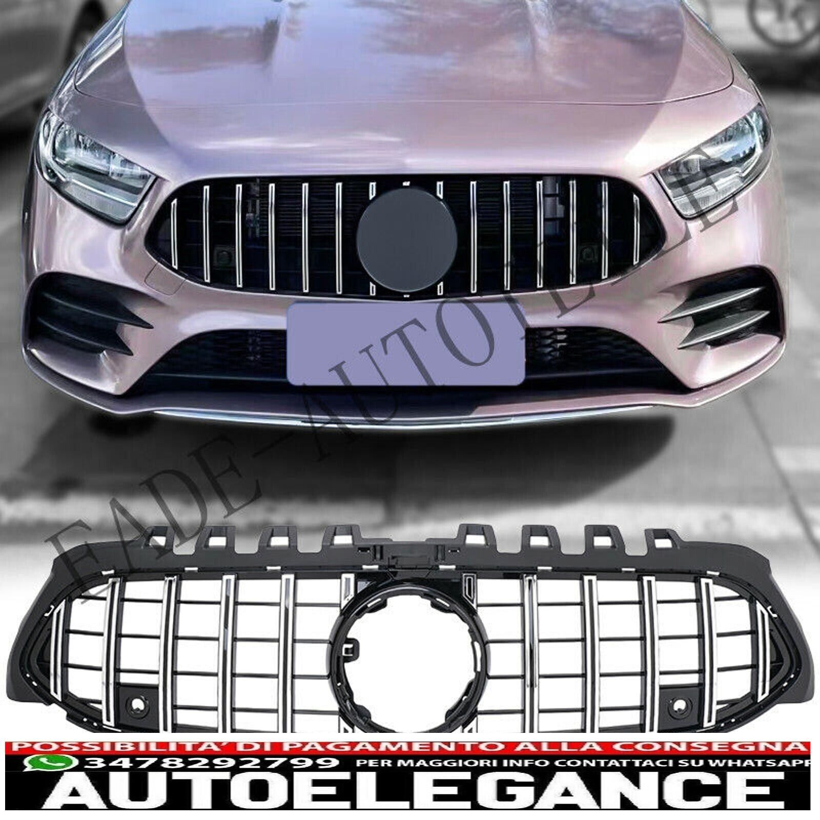 Gitter Heizk&ouml;rper Gl&auml;nzend Gitter Chrom f&uuml;r Mercedes-Benz Klasse w177 v177 Pa