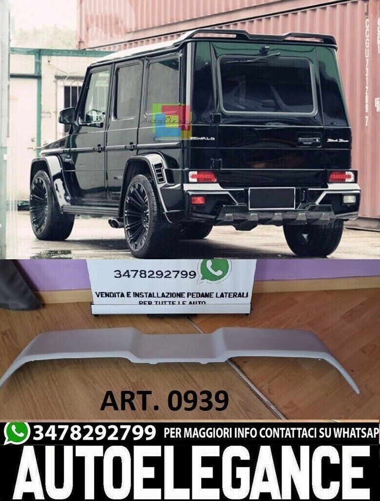 DACHSPOILER F&Uuml;R MERCEDES G-KLASSE W461 W463 AMG LOOK &ndash; RAW