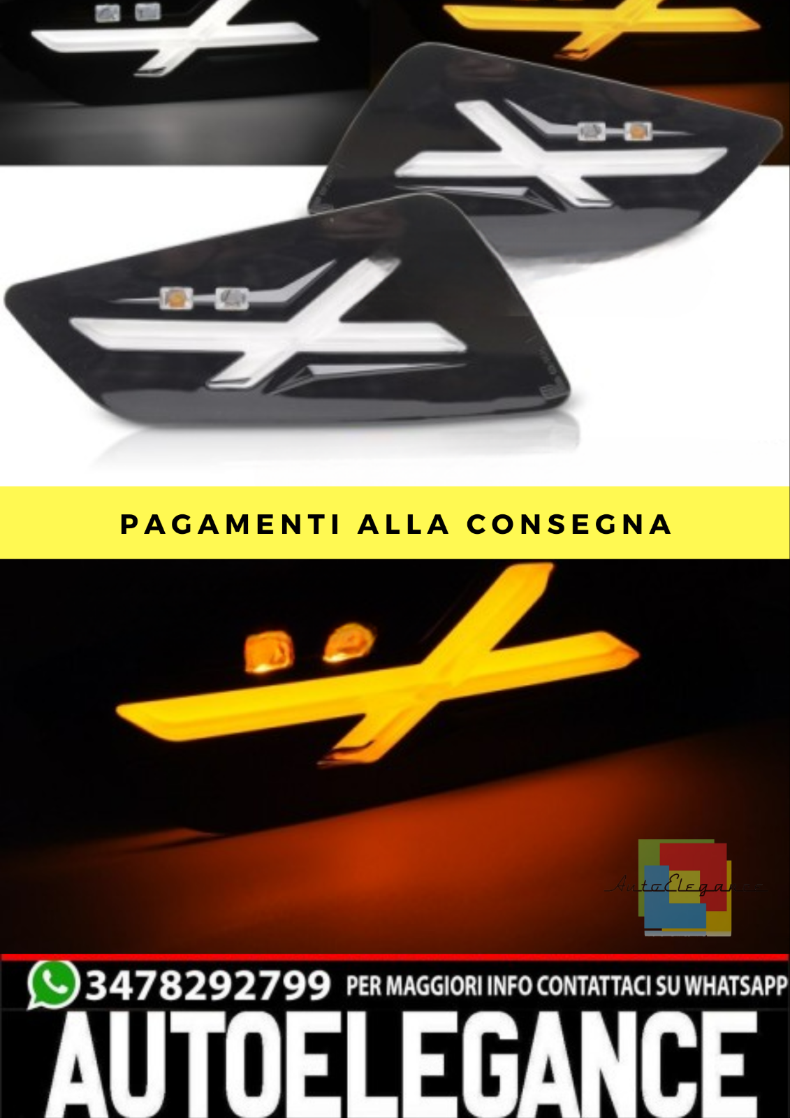 ??INDICATEURS LED Adapt&eacute;s Pour Vespa GTS/GTV 300CC.??