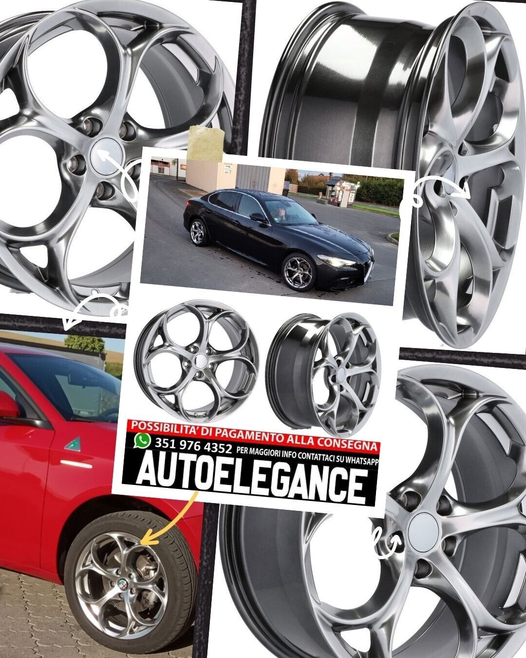 CERCHI CERCHIO IN LEGA 17" Adatto per  OPEL SAAB