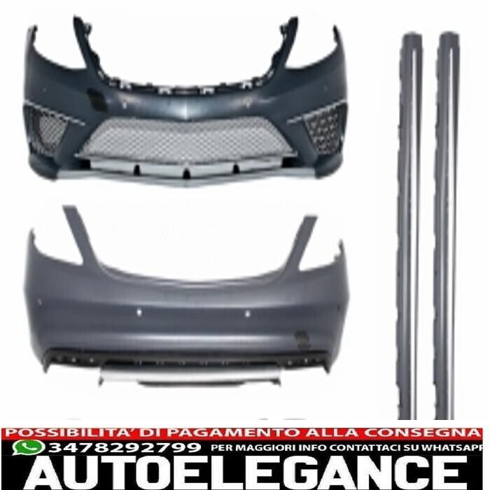 kit carrozzeria adatto per mercedes classe s w222 con terminali di scarico e min