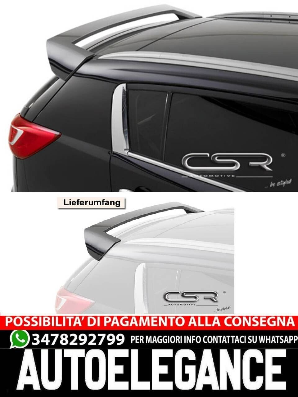SPOILER adatto per Kia Sportage 3