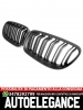 GRIGLIA RADIATORE DOPPIO PONTE NERO ADATTO PER BMW E90 E91 2008+