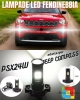 LAMPADE FENDINEBBIA PSX24W LED CANBUS JEEP COMPASS DAL 2010 AL 2016 BIANCO