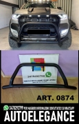 Bull BAR Vorne Schwarz Für Ford Ranger TK T6 T7 2015-2019 Stahl 90MM