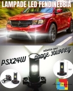 ?LAMPADE FENDINEBBIA PSX24WLED CANBUS PER DODGE JOURNEY BIANCO ULTRAMUNINOSI