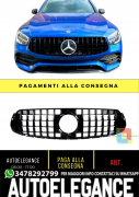 Griglia Anteriore Panamericana Nero Lucido per Mercedes GLC W253 2019–2022