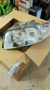 AUDI A4 B6 FARO SINGOLO LATO GUIDA SX LENTICOLARE POSIZIONE LED ANGEL EYES
