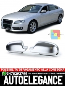 Calotte specchietti di ricambio argento opaco per AUDI A5