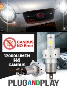 KIT LAMPADE H4 BI-LED LED PICANTO MK1 NO AVARIA 12.000LM CAMBUS