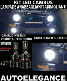 LAMPADE ABBAGLIANTI ANABBAGLIANTI LED JEEP CHEROKEE KJ 01-08 ISTANTANEO CREE
