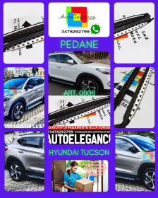 Estribos Lateral Adecuado para Hyundai Tucson 2015-2018 (Fichas) Look Deportivo