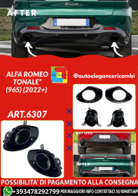 ART.6307 Embouts d’échappement Alfa Romeo Tonale (965) 2022+