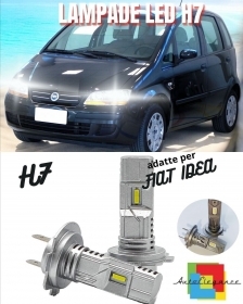 Set LED H7 Fiat Idea 6000K Wei