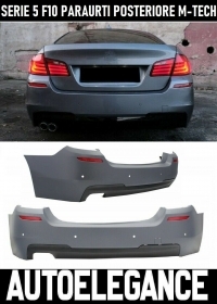 BMW SERIE 5 F10 BERLINA PARAURTI POSTERIORE COMPLETO DESIGN M-TECH ABS