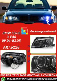 ART.6228 Faro delantero izquierdo BMW Serie 3 E46 09.2001–03.2005