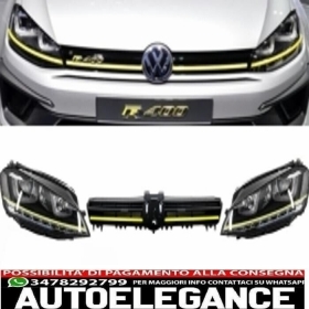 assemblaggio fari 3d led flusso dinamico sequenziale indicatore di direzione drl