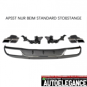 Doppelter Auspuff-Heckdiffusor