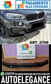 Art. 0706 Séparateur Sous Pare-Chocs Look Max Adapté Pour BMW X5 F15 X6 F16