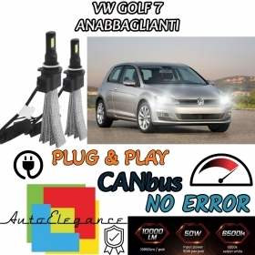 KIT H7 LED CANBUS ANABBAGLIANTI VW GOLF 7 VII FACELIFT XENON 6000K 6400 LUMEN