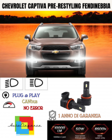 ?KIT LED H8 CHEVROLET CAPTIVA