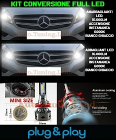 Ampoules Croisement + Route Journée Mercedes A W176 No Diagnostic 16.000LM