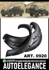 0920 Aletas Alargados para Fiat Zaguero 2016 + Look Deportivo Áspero