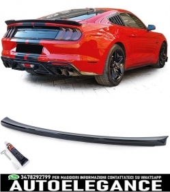 Heckspoiler Performance Schwarz Glänzend Geeignet für Ford MUSTANG Coupé 14-20