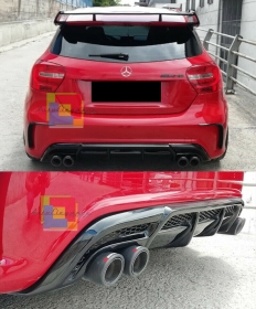 Diffuseur AMG Look Mercedes Classe A W176 2012-2018 Arrière ABS AMG A45