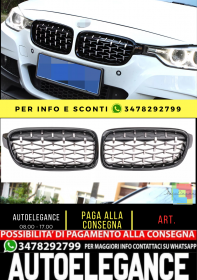 ❤?griglia ottica diamante  adatta per BMW Serie 3 F30 F31 F35 ❤?