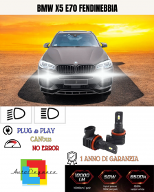 Set LED H11 BMW X5 E70 6000K B