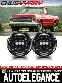 Coppia Fari A LED Rotondi Da 7