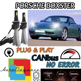 COPPIA LAMPADE H7 LED CANBUS FENDINEBBIA PORSCHE BOXSTER 986 6400L 6000K
