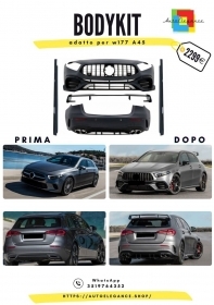 BODYKIT ADATTO PER MERCEDES CLASSE A W177 HB (2018-UP) A45 DESIGN