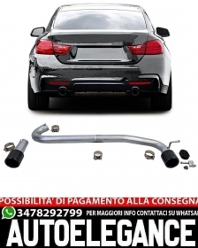 1+1 AUSPUFF-SCHALLD&Auml;MPFER PASSEND F&Uuml;R BMW 4ER F32 F33 F36 SPORTLICHER LOOK
