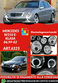 ART.6325 Phares avant Mercedes Classe E W210 06.1999–2002