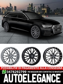 CERCHI CERCHIO IN LEG 19" 20" 21" 22" Adatto per AUDI A6 MAK SPECIALE NERO