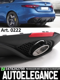 0222 Rear Air Diffuser Volant Geeignet für Alfa Romeo Giulia 952 Schnell TB